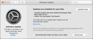 how to update mac